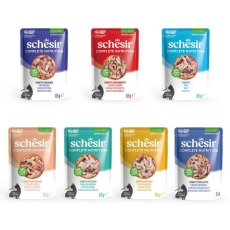 画像7: NEW 最短賞味2028.?・シシア 猫 ゼリータイプ パウチ ツナwithチキン85g scc71016成猫用総合栄養食キャットフードSchesir正規品 (7)