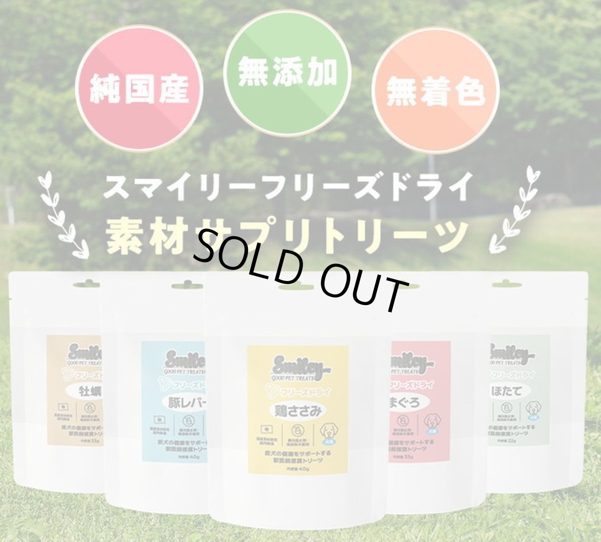 画像7: 最短賞味2027.5・Smiley (スマイリー) フリーズドライ 鶏ささみ 40g全年齢犬用おやつ 国産無添加sm34313 (7)