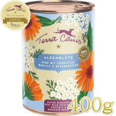 画像1: NEW 最短賞味2027.10・テラカニス フラワーメニュー アルプスフラワー 400g缶 成犬用コンプリート食TerraCanis正規品 tc09263 (1)