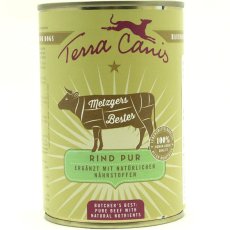 画像2: 最短賞味2028.8・テラカニス 犬 ピュアミート ビーフ 400g缶 一般食ドッグフードTerraCanis正規品tc23807 (2)