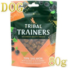 画像1: 最短賞味2026.1・トライバル エアドライトリーツ サーモン80g 犬用おやつtr12868 (1)