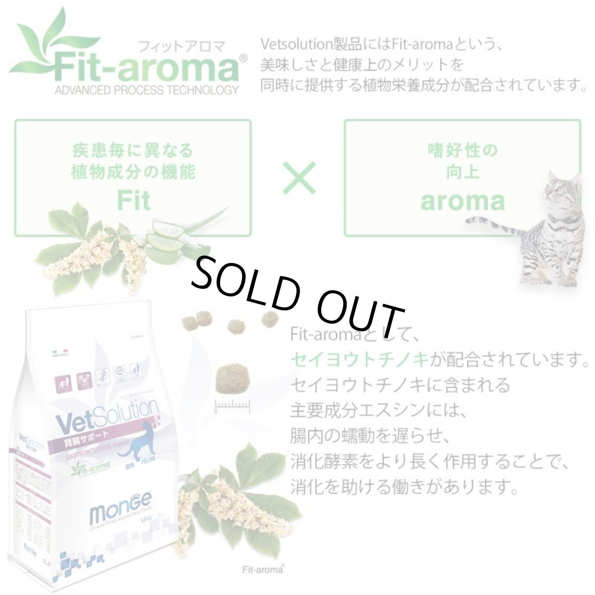 画像4: 最短賞味2026.8.2・ベッツソリューション 猫用 胃腸サポート 400g療法食 消化器疾患対応 モンジ正規品ve83019 (4)