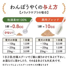 画像2: NEW 最短賞味2029.7・わんぽうやく犬用 メラメラサプリ 和漢素材 20g wan07721体重管理 ぽっちゃり アレルギー 運動不足 腹部脂肪ケア赤尾漢方薬局 (2)
