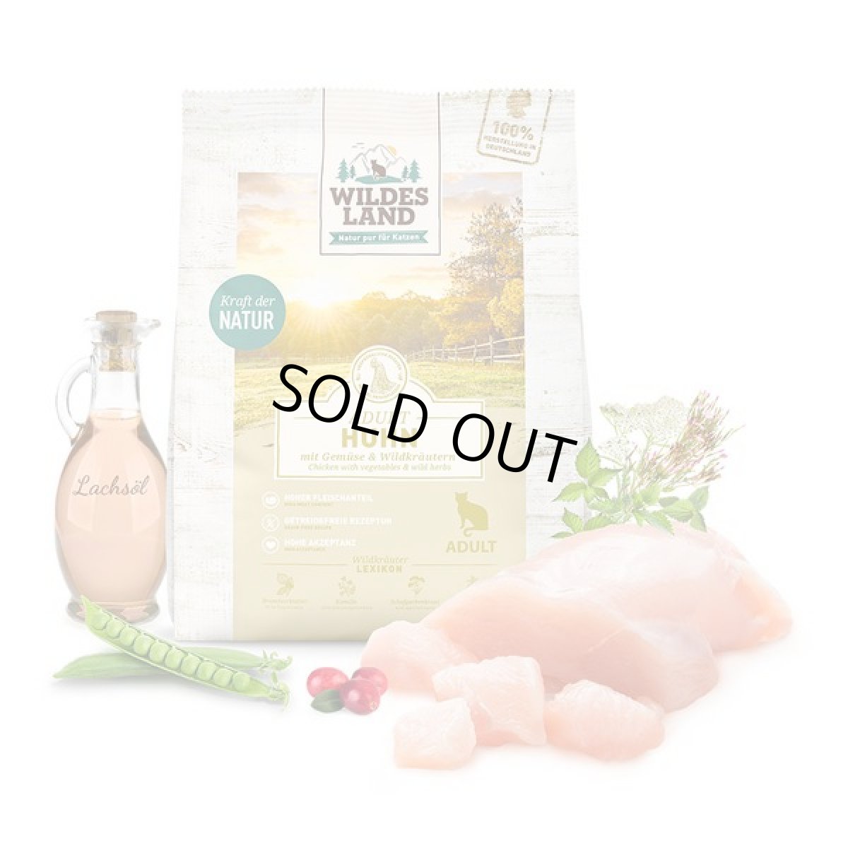 画像3: 最短賞味2026.4・ワイルドランド 猫 チキン400g/wl05634成猫用総合栄養食/穀物不使用WILDES LAND正規品 (3)