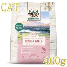 画像1: 最短賞味2026.6・ワイルドランド 猫 ビーフ＆ダック400g/wl05696成猫用総合栄養食/穀物不使用WILDES LAND正規品 (1)