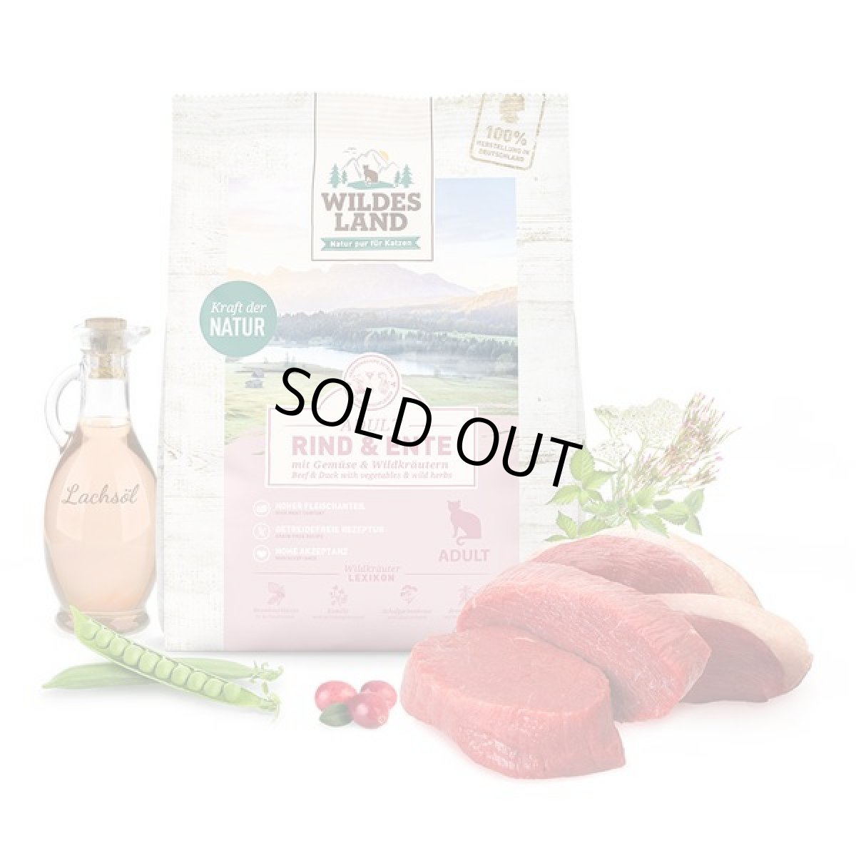 画像3: 最短賞味2026.6・ワイルドランド 猫 ビーフ＆ダック400g/wl05696成猫用総合栄養食/穀物不使用WILDES LAND正規品 (3)