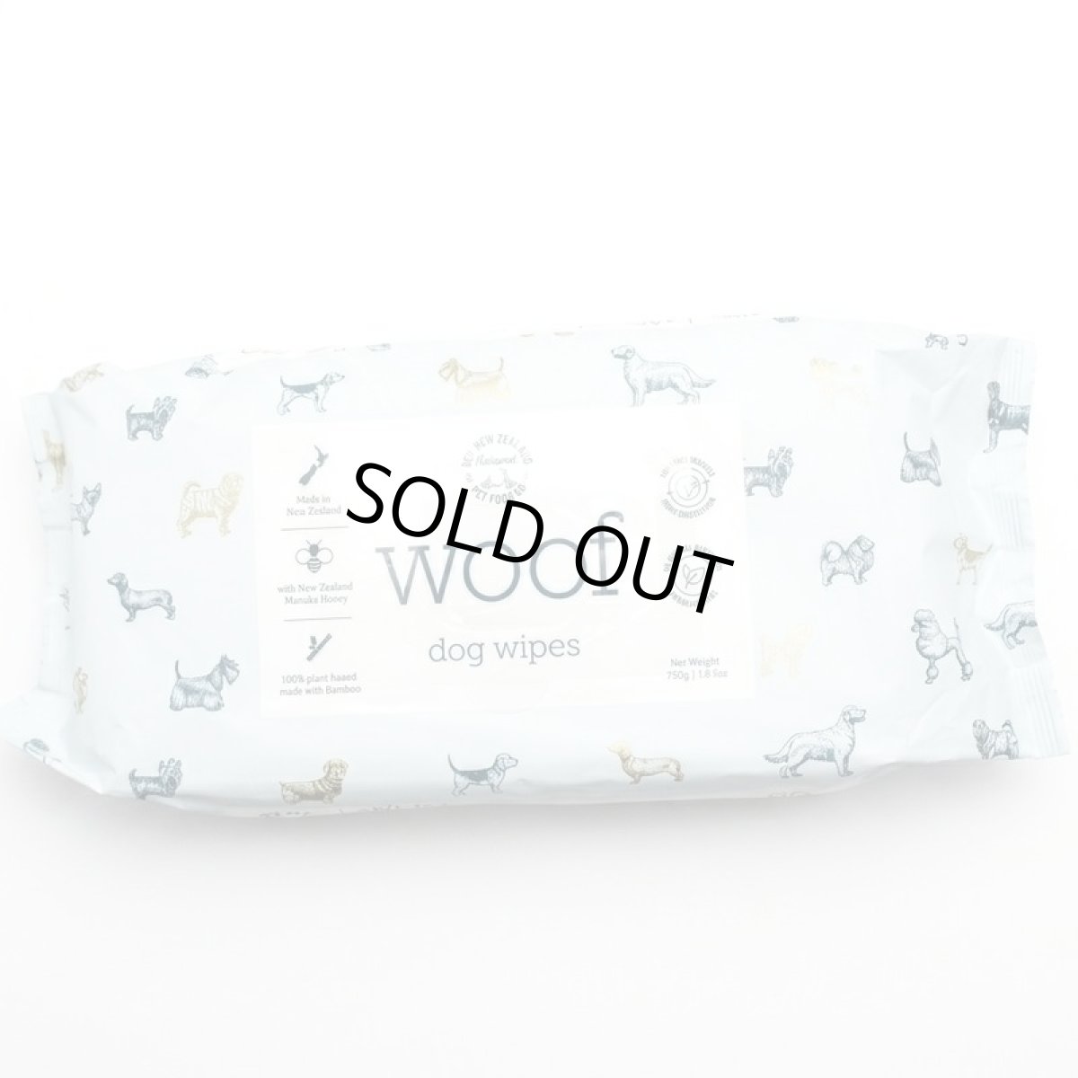 画像5: NEW WOOF・ワフ マヌカハニー入り ドッグワイプ80枚入り 全犬種・猫もおすすめ wo78722 (5)