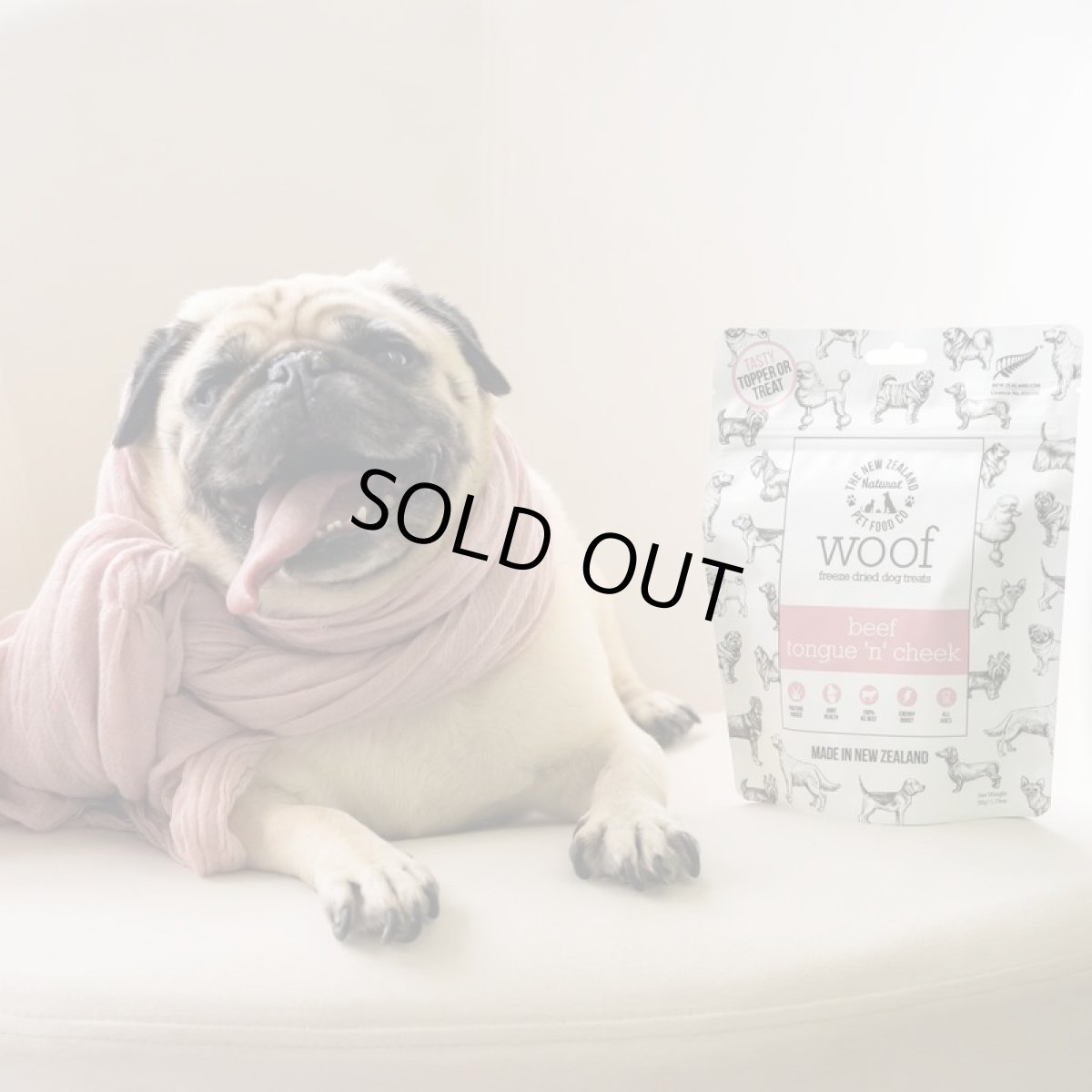 画像6: NEW 最短賞味2027.11・WOOF・ワフ ビーフタン＆チーク50g犬用おやつフリーズドライwo78890正規品 (6)