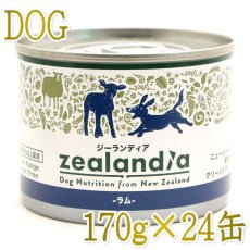 画像1: 最短賞味2026.8・ジーランディア 犬 ラム 170g×24缶 成犬用ウェット ドッグフード総合栄養食 正規品ze64591 (1)